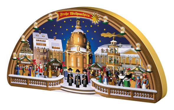 Schluender 6571 Christmas Market Tin with Assorted Stollen Bites 7/17oz #C30591