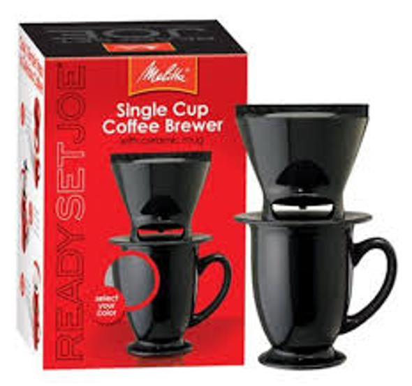 Melitta Coffeemaker 64010 , Plastic Brewing Cone,  Black (Pack of 8) #12238
