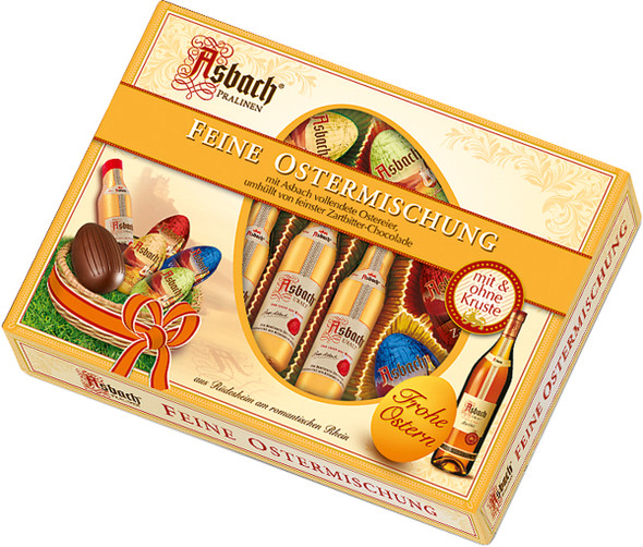 Asbach 184272 Bottle And Easter Egg Assortment Gift Box 6/ 5.3oz #E30343