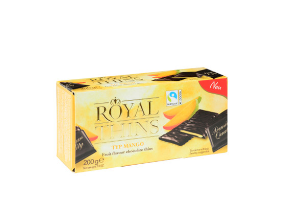 Boehme Royal Thins Mango Dark Chocolate Box 16/7oz 39963 #30683