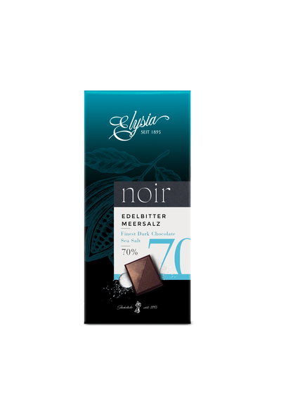 ELYSIA 205015 Noir 70% Sea Salt In Fine Cardboard Wrap 10/3.5 oz