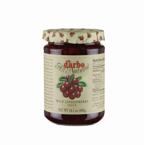 D'Arbo Preserves Wild Lingonberry 6/14.1oz #12293