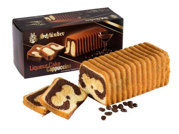 Schluender 246 Cappuccino Marble Liqueur Cake  12/14oz  # 18359