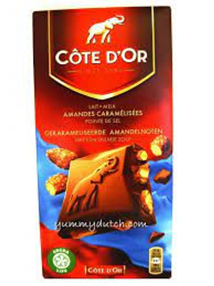 COTE D'OR CD21157 Milk Chocolate with Caramelized Almonds 16/6.35oz #20157