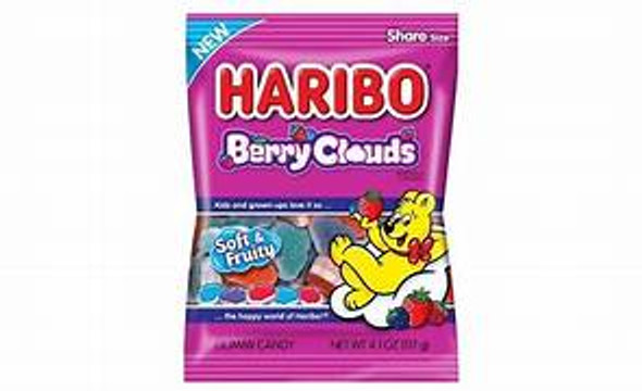 Haribo Bags Berry Clouds 12/4.1oz #20246