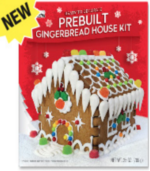 BEE 1614 Pre-Built Gingerbread House Kit - 7" X 25.5" X 7.25"	*new* 4/25 oz #C31087