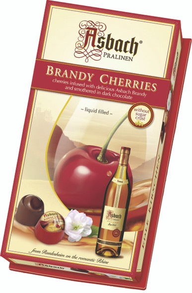 ASBACH 184124 Brandy Cherries Small Gift Box 8/3.5 oz  #13447