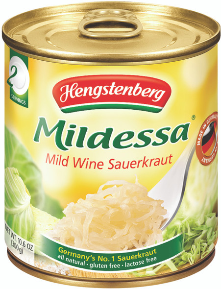 Hengstenberg Mildessa Sauerkraut In Tin 6/10.6 oz #13156