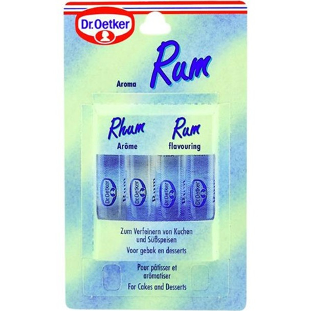 Dr. Oetker Flavoring Rum 4 pc 16/0.8oz #12582