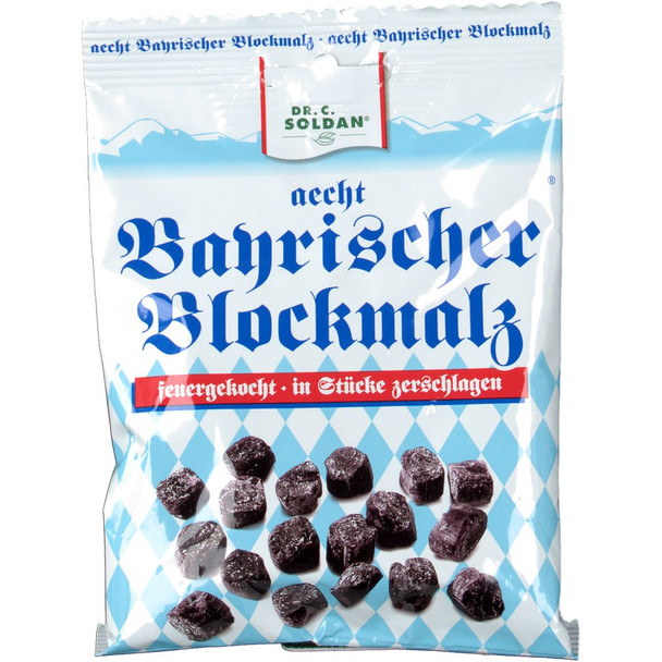 Dr. Soldans Bavarian Blockmalz Drops in Bag 15/3.5oz #12019