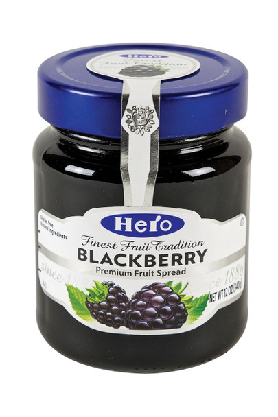 Hero Fruit Spread Blackberry 8/12oz #12853