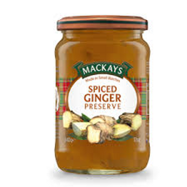 Mackays Spiced Ginger Preserves 6/12oz #18021