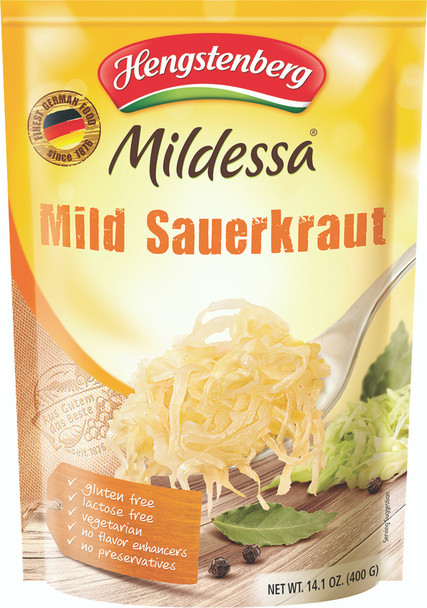 Hengstenberg Mildessa Sauerkraut In Pouch 6/14.1oz #18114 HENG5453