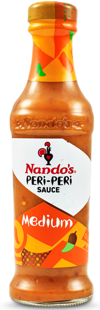 Nando's Peri-Peri Sauce Medium Large 6/9.1oz #18206