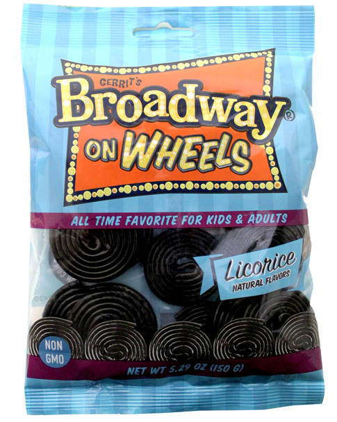 Gustaf's Broadway Licorice Wheels 12/5.29oz #18997