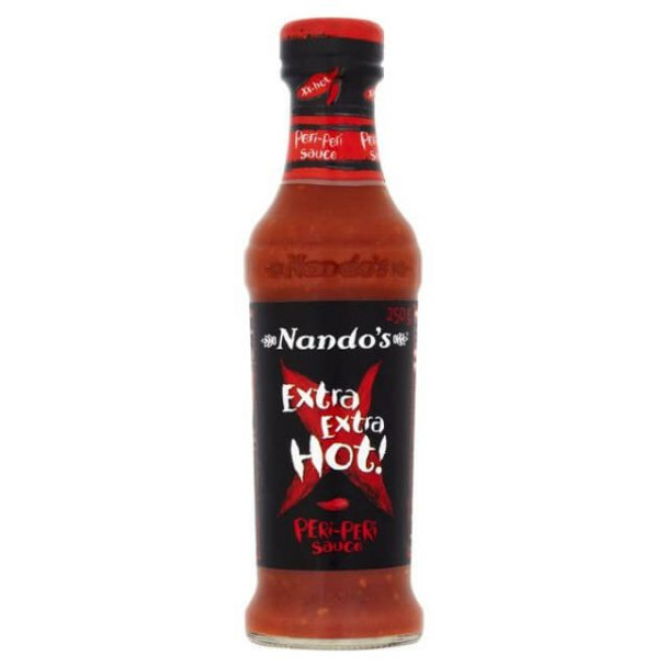 Nando's Peri-Peri Sauce Extra Hot Large 6/9.1oz #19663