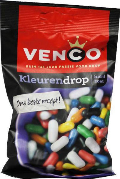 Venco Kleurendrop Colored Licorice 12/155G #30032 NEW