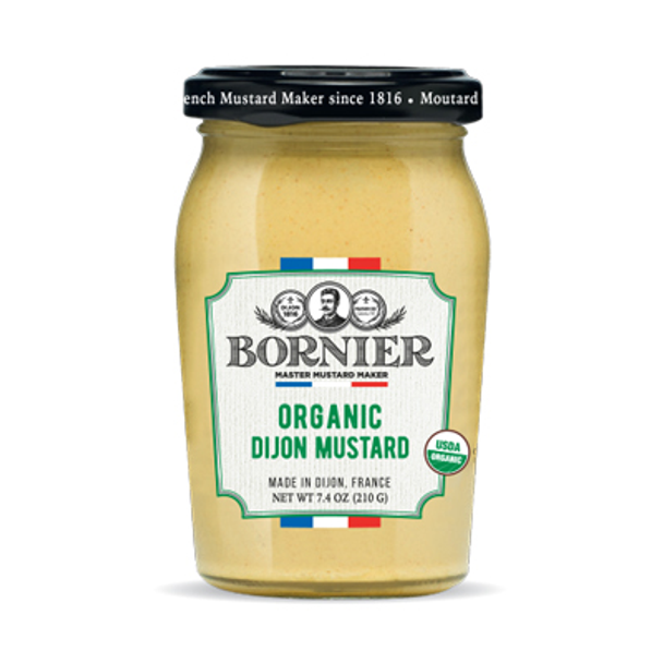Bornier French Mustard Organic Dijon 6/7.4oz #19702