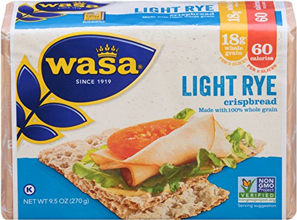 Wasa Light Rye Bread 12/9.5oz #11076