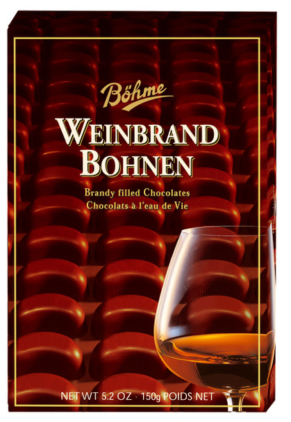 Boehme 45654 Brandy Beans Chocolate Small Box 14/5.3oz #13515