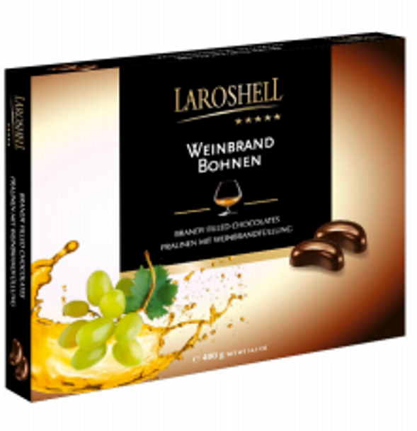 Laroshell 45777 Brandy Beans Large Box  14/14oz #C13510