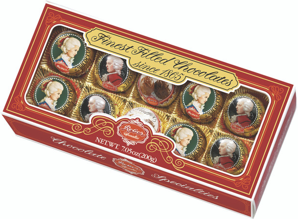 REBER 183322 Asst Kugel Gift Box - Mozart,Constanze, Truffle 10 Pc 6/7 oz #C30560