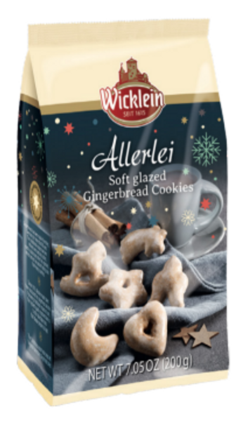 Wicklein 296002 Nuremberg Allerlei Cookies in Bag 12/7.05oz#C18984