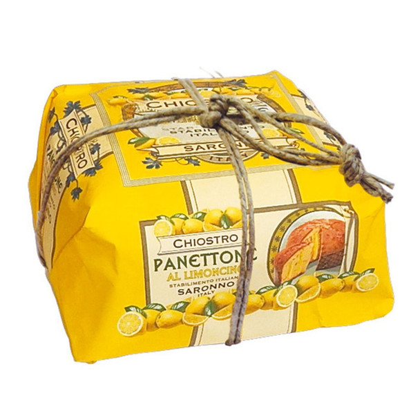 Chiostro 02144 Hand Wrapped Panettone - Limoncello 6/26.5oz #C30691
