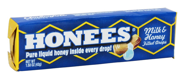 Honees (Sticks) Drops Milk & Honey Filled 24/1.5oz #11129