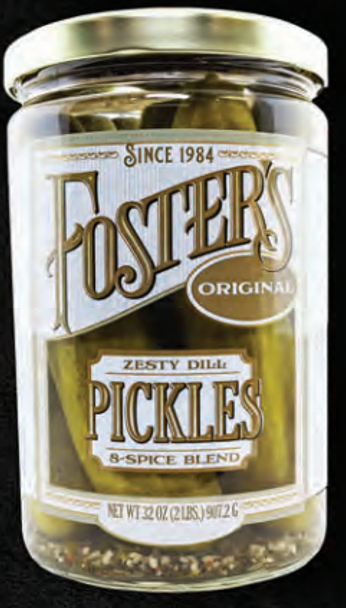 FOSTER'S Zesty Dill Pickles- Original 6/32 oz #20129