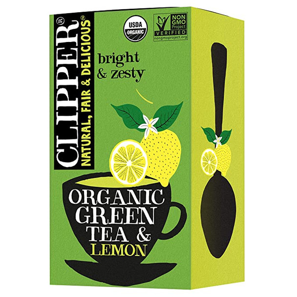 Clipper Org Green Tea Lemon 6/20ct # 20142