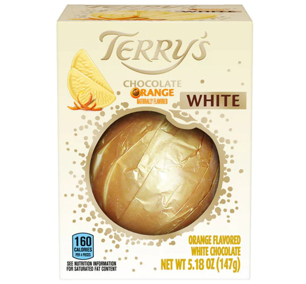 TERRY'S 00805 White Chocolate Orange 12/5.18 oz NEW*   #20165