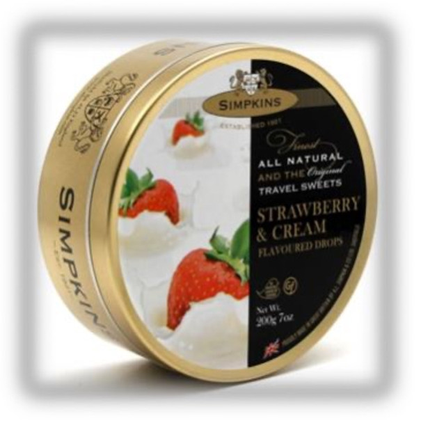 Simpkins 6061 Traditional Strawberry & Cream In Tin # 20236