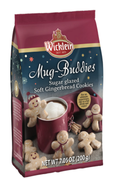 WICKLEIN 296452 Soft Gingerbread Mug Buddies In Bag 12/7.05 oz #C31114