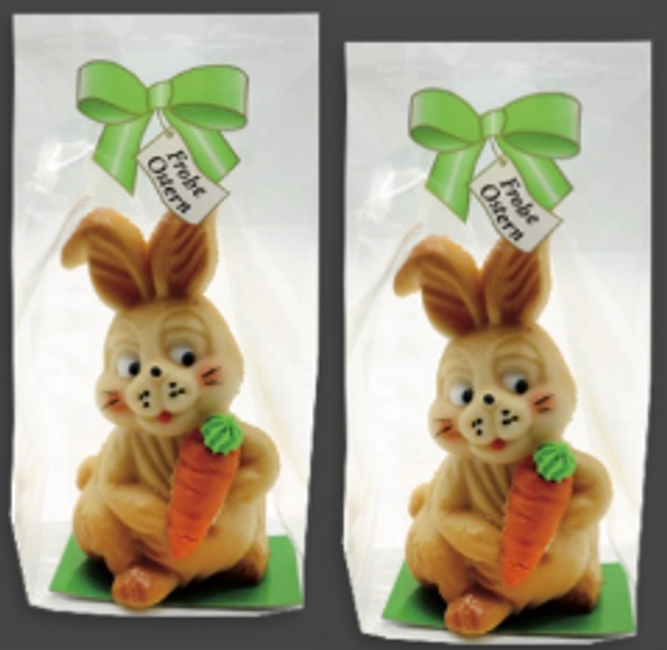 Funsch 8206 Bunny with Carrot Individually Wrapped in Display 12/2.71oz  #E30614