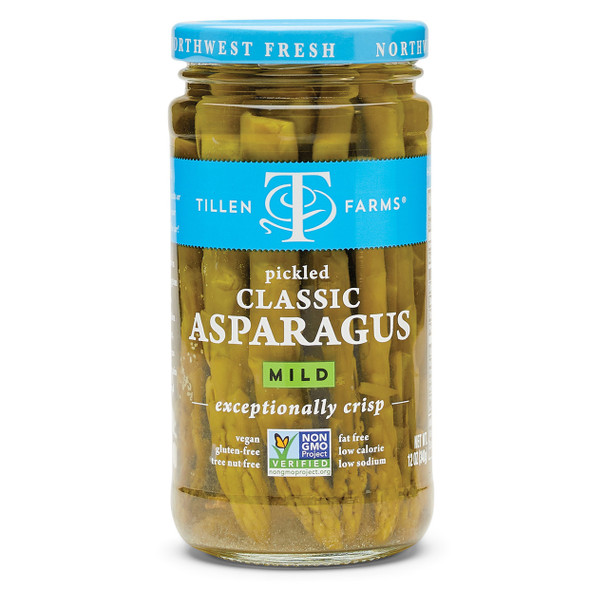 Tillen Farms Asparagus Pickled Green Small 6/12oz #13054