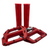 Red MZYRH 926 Bicycle Pedals Ultralight Nylon Plastic 3 Bearing Mountain Bike MTB BMX Pedals with Matching Lock On Grips