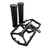 Black MTB / BMX Alloy Pedals and Lock On Grips Combo