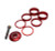 Headset Spacer and Top Cap Kit Red expanded