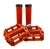 Orange MZYRH 926 Bicycle Pedals Ultralight Nylon Plastic 3 Bearing Mountain Bike MTB BMX Pedals with matching grips
