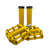 Yellow MZYRH 926 Bicycle Pedals Ultralight Nylon Plastic 3 Bearing Mountain Bike MTB BMX Pedals with matching grips