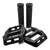 Black MZYRH 926 Bicycle Pedals Ultralight Nylon Plastic 3 Bearing Mountain Bike MTB BMX Pedals with matching grips