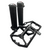 Black MTB / BMX Alloy Pedals and ODI Grips Combo