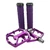 Purple Bicycle Pedals Alloy - Mountain Bike MTB BMX with matching grips