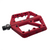 Red Bucklos Flat Nylon Bike Pedals