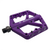 Purple Bucklos Flat Nylon Bike Pedals
