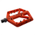 Orange Bucklos Flat Nylon Bike Pedals
