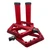 Red Bucklos Pedals with Dual Lock-On Grips