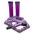 Lavender Bucklos Pedals with Dual Lock-On Teyssor Grips