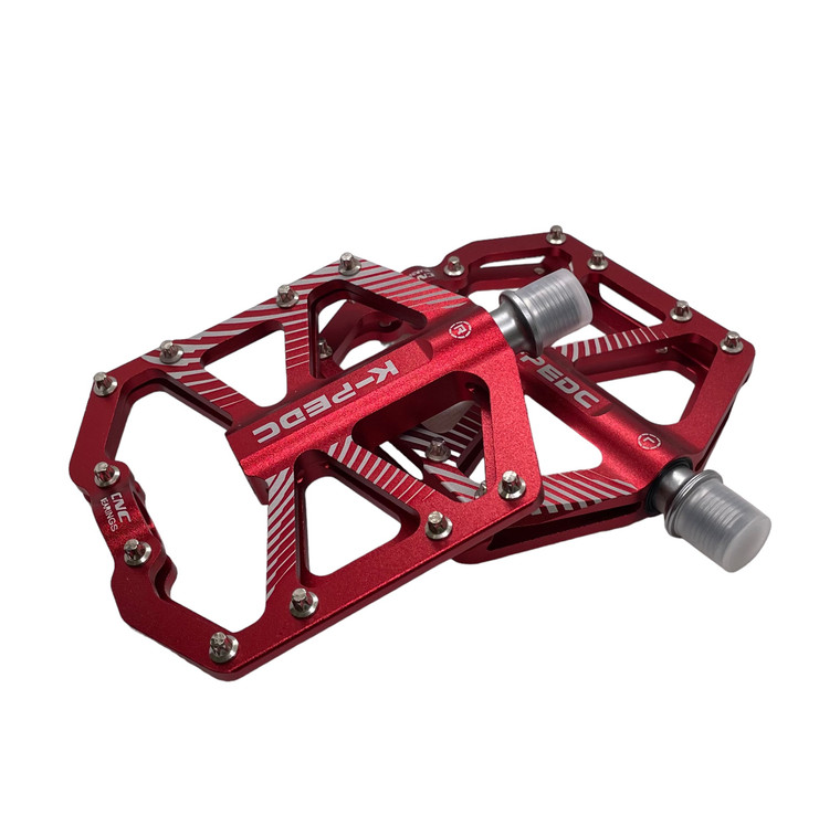 Red Mountain Bike Alloy Pedals
